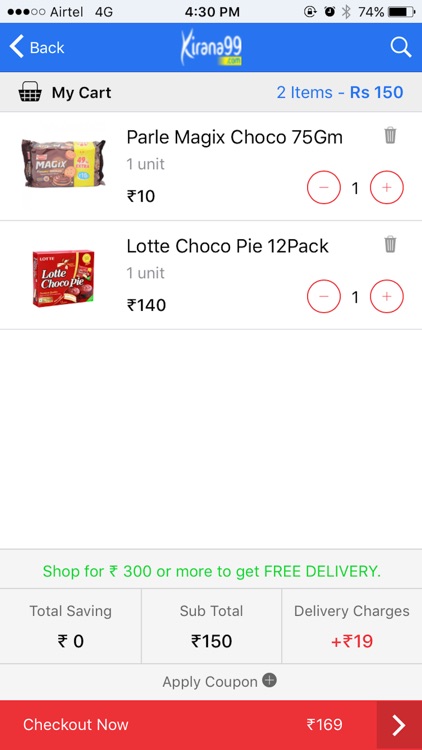 kirana99 - online grocery