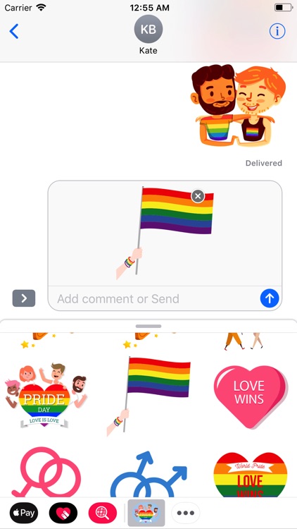 LGBT Pride Love Stickers