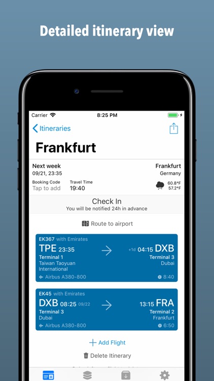 Boarding Pass - Flight Checkin