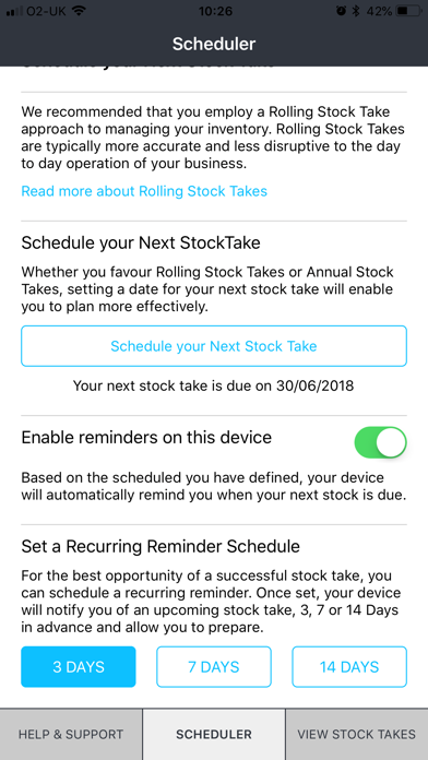 How to cancel & delete CitrusLime Stocktake from iphone & ipad 3