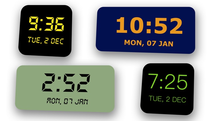 Minimalist Retro Clock