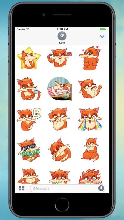 Go, Fox! Stickers