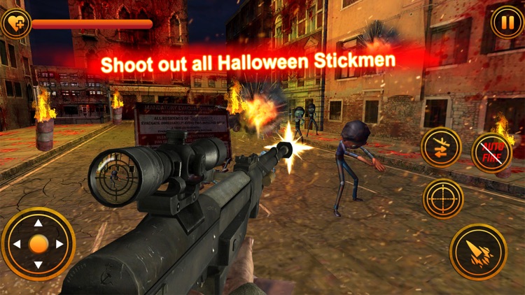 Stickman Zombie Sniper Shooter