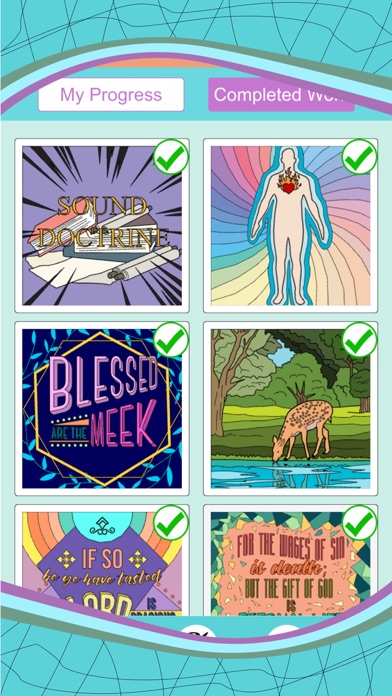 Bible Coloring Color By Number screenshot 2