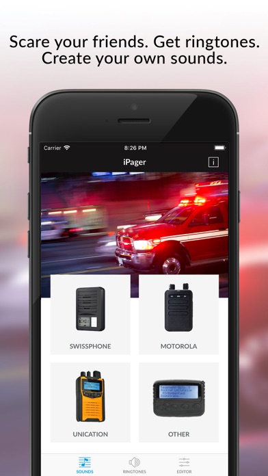 iPAGER - emergency fire pager Screenshot 1
