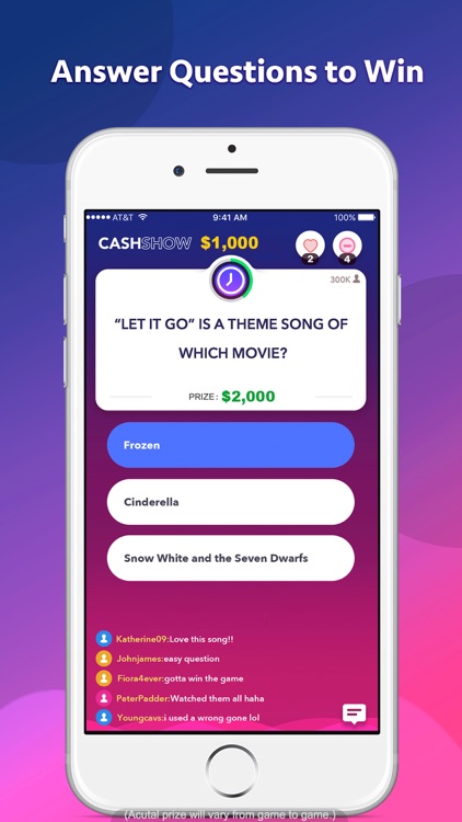 Cash Show - Win Real Cash!