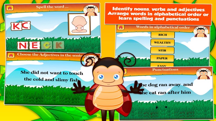 Bugs Second Grade Kids Games screenshot-3