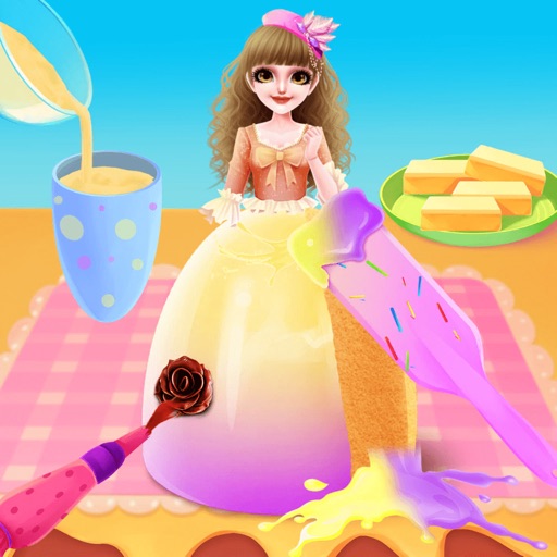 Queen Skirt Cake Making iOS App