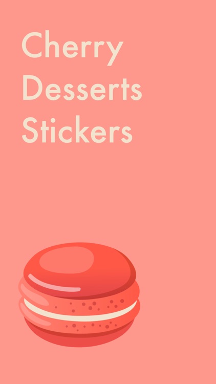 Cherry Desserts Stickers