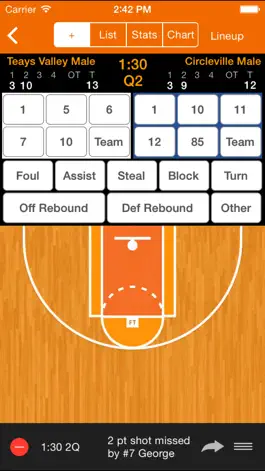 Game screenshot DS Basketball Statware mod apk