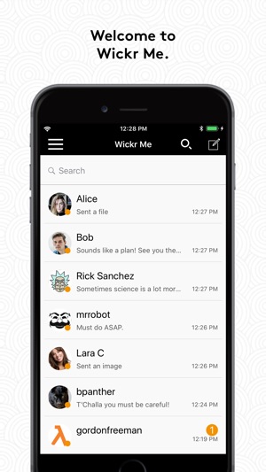 Wickr Me - Private Messenger Screenshot