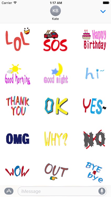 Common English Phrases Sticker