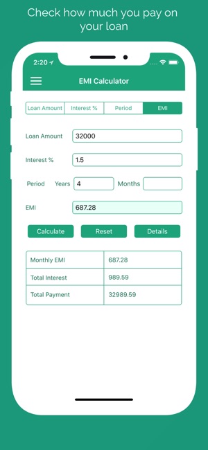 EMI Calculator - Loan Manager(圖2)-速報App