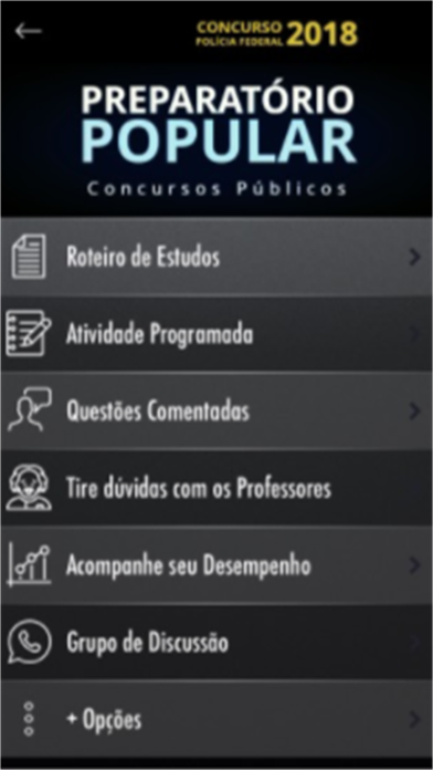 Concurso Polícia Federal screenshot 2