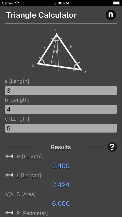 Triangle Calculator Plus