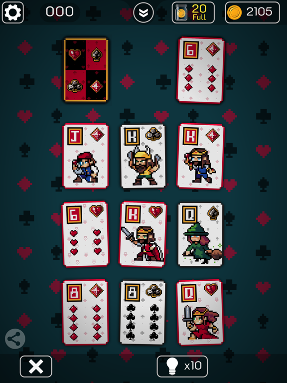 Classic free and online Solitaire and Elevens Card Games — Flick