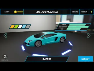 BlazeRacing, game for IOS