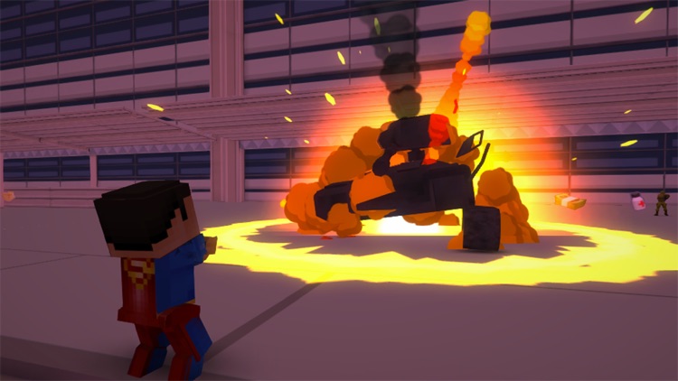 Blocky Superhero Crime Battle screenshot-6