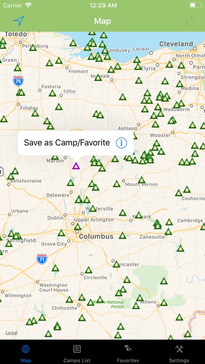 Ohio – Camping & RV spots screenshot-3