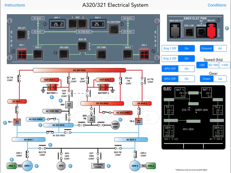 Airbus A320 Electrical Diagram screenshot-3