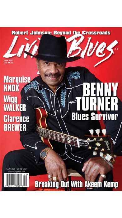 LIVING BLUES MAGAZINE screenshot1