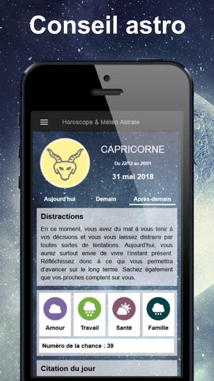 Horoscope Météo Astrale screenshot-3