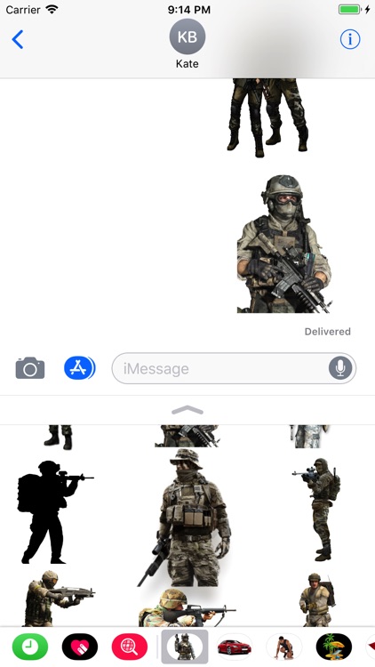 Military Set Stickers screenshot-0
