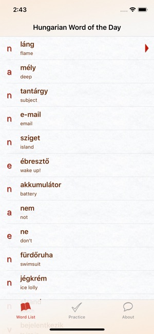 Hungarian Word of the Day(圖1)-速報App
