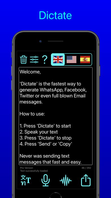 Voice To Text Pro - Dictate speech recognizer Screenshot 5