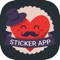 Stickers: custom sticker maker is a neural network based app where every word can be a sticker