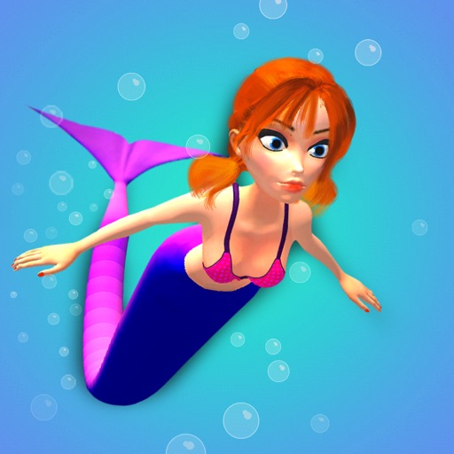 Mermaid Rush 3D Icon