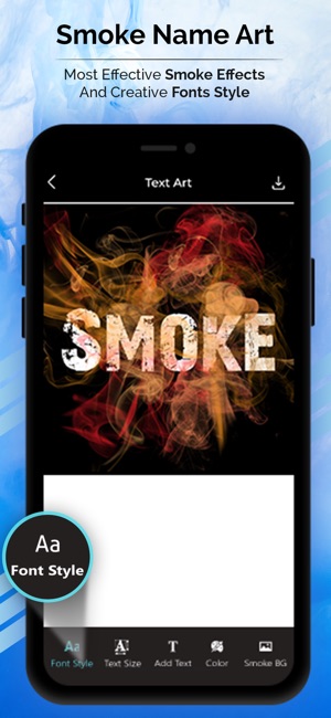 Smoke Effect Name Art