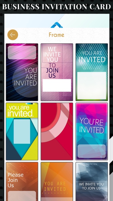 Business Invitation Cards HD screenshot 4