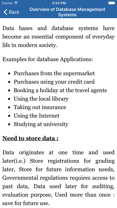 How to cancel & delete DataBase Management System from iphone & ipad 4