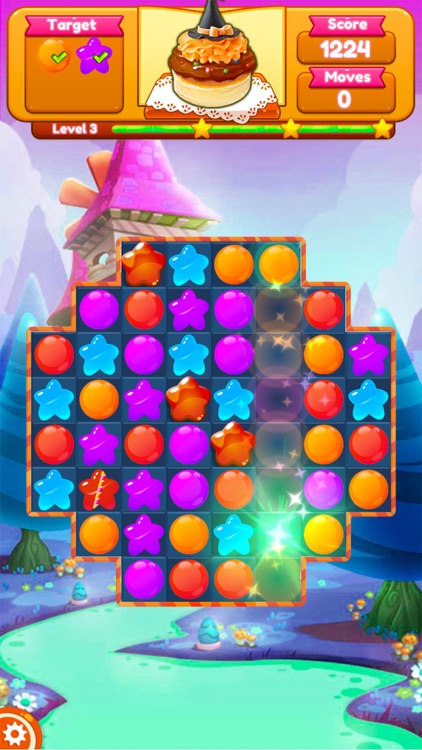 Sweet Candy Blast Fruit puzzle screenshot-7