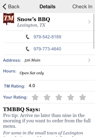Texas Monthly BBQ Finder screenshot 3