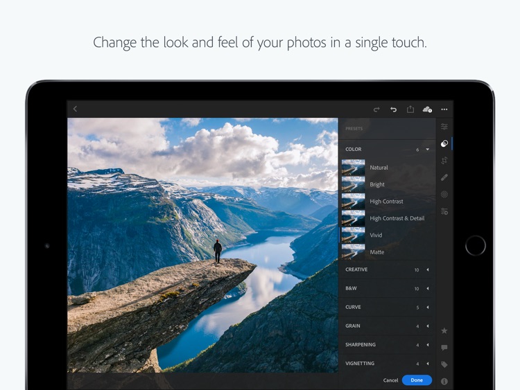 Adobe Lightroom CC for iPad screenshot-0