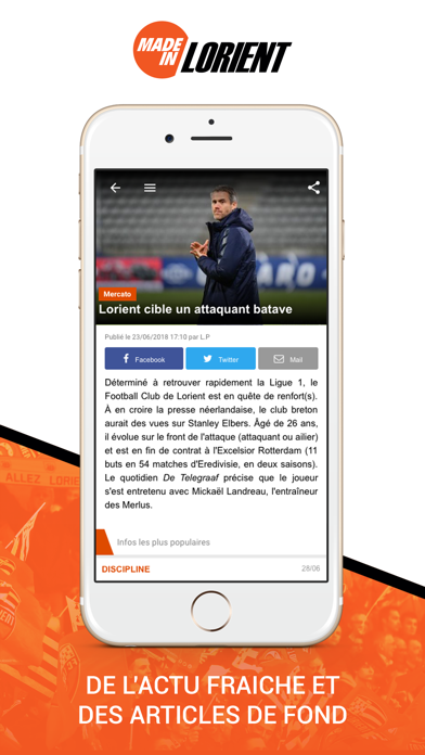 Foot Lorient screenshot 2