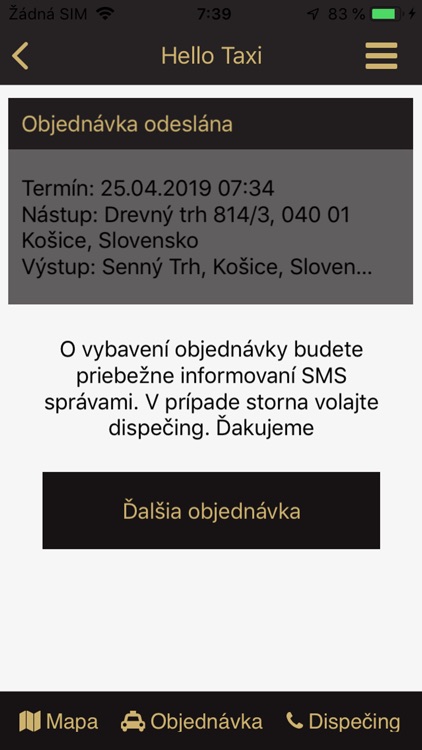 HELLO TAXI Košice screenshot-3