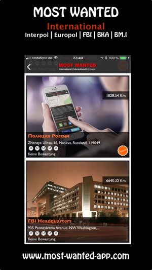 Most Wanted App