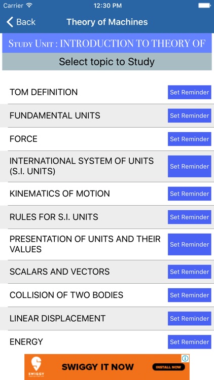 Theory Of machines