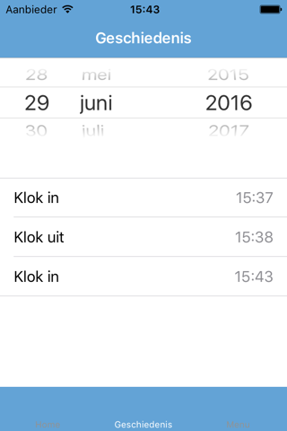 Werkdagen Tijd App screenshot 4