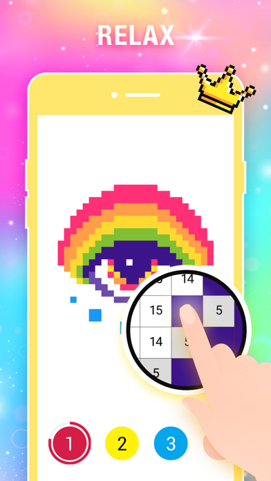 Color by Number Pixel Drawing screenshot 3