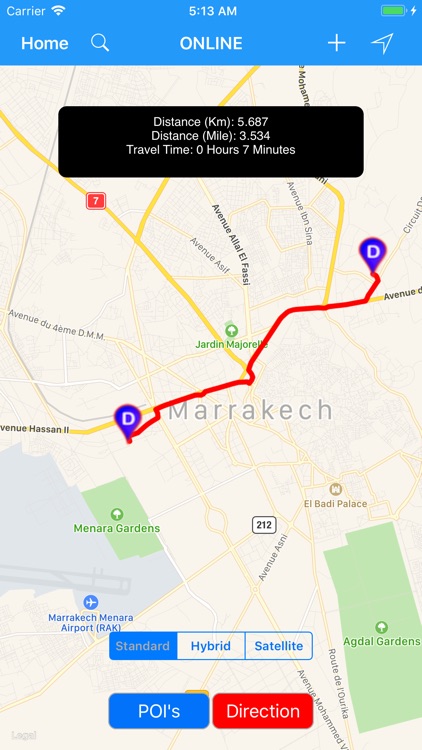 Marrakesh (Morocco) – City Map