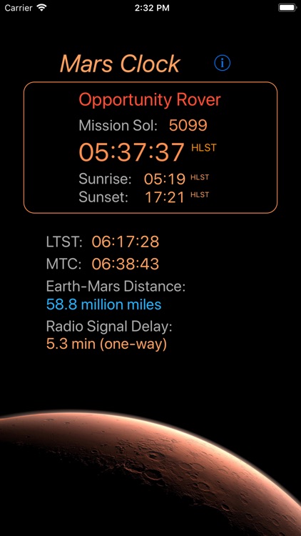 Mars-Clock screenshot-3