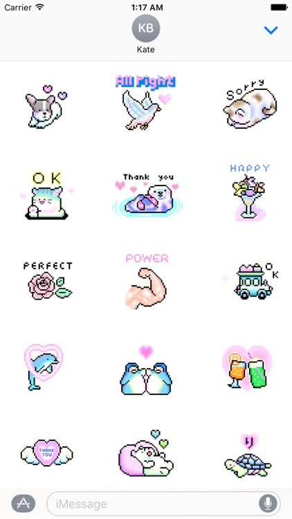 Animated Cute Pixel Stickers