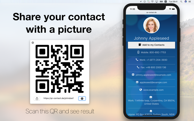 Mini QR Contacts 2(圖3)-速報App