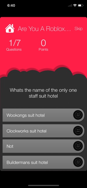 Quiz For Robux On The App Store - 