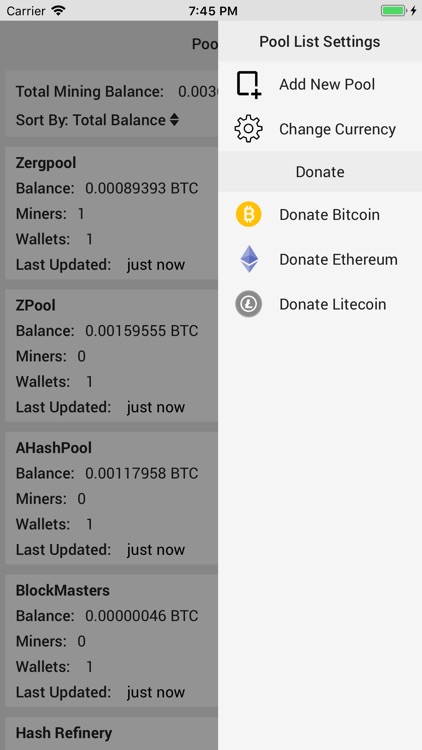 Mining Pool Tracker screenshot-3