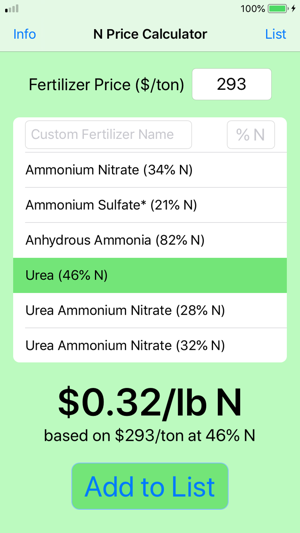 N Price Calculator